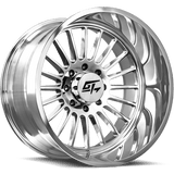 GT OFFROAD - Strike Polished | 24x12 / -44 Offset / 6x139.7 Bolt Pattern | GT9524124442