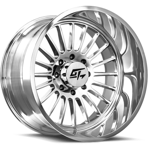 GT OFFROAD - Strike Polished | 24x12 / -44 Offset / 6x139.7 Bolt Pattern | GT9524124442