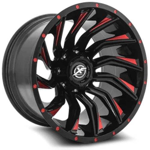 XF OFFROAD - XF-224 | 20x10 / -24 Offset / 8x180/8x165.1 Modèle de boulon | XF-224201081651180-24GBMLR