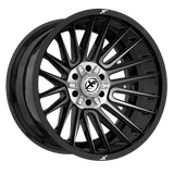 XF OFFROAD - XF-234 | 22x12 / -44 Offset / 5x127/5x139.7 Bolt Pattern | XF-234221251271397-44GBBRDDT