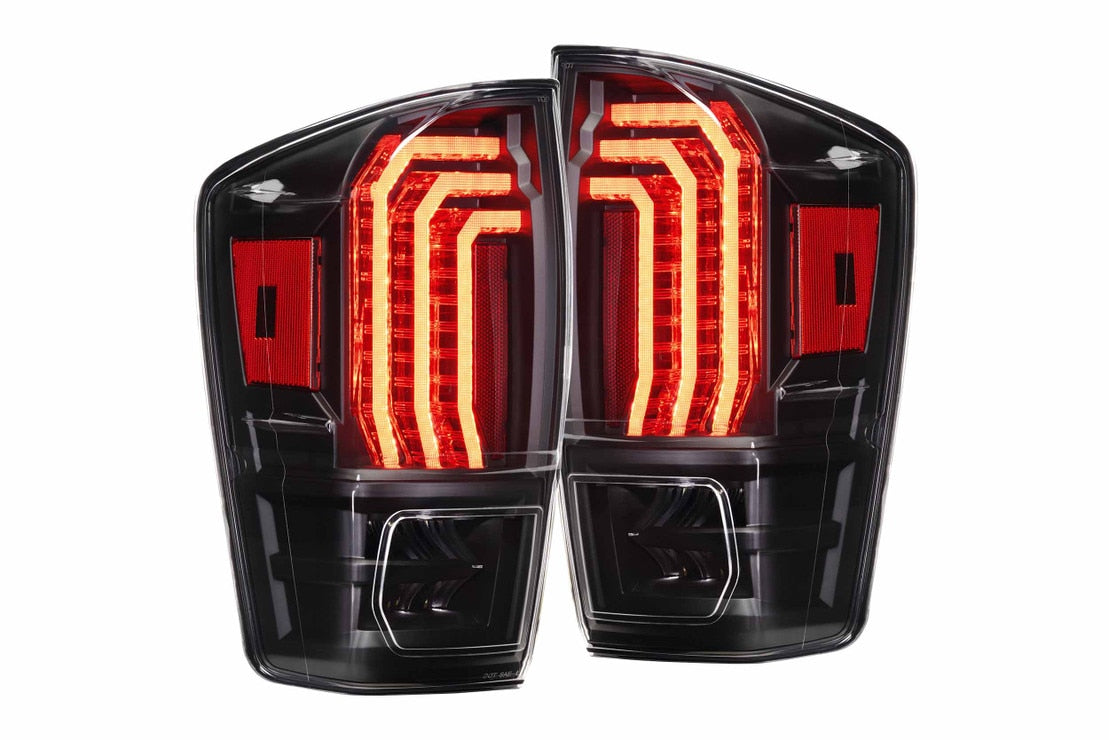 Feux arrière à LED XB pour Toyota Tacoma (16-23) (transparents)