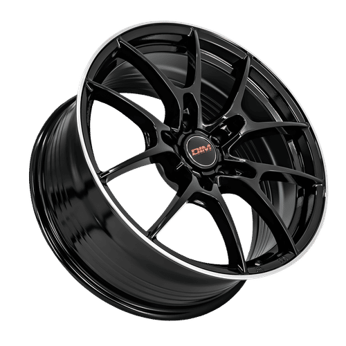 DIM - WC001 BLACK SILVER LIP | 17x7.5 / 35 Offset / 5x112 Bolt Pattern | 1592-5