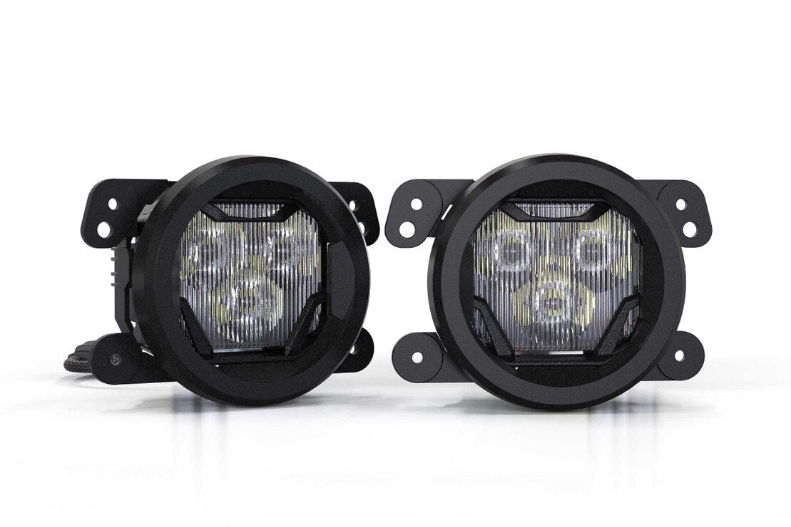 4Banger Led Fog Lights: Jeep 3In (Round)