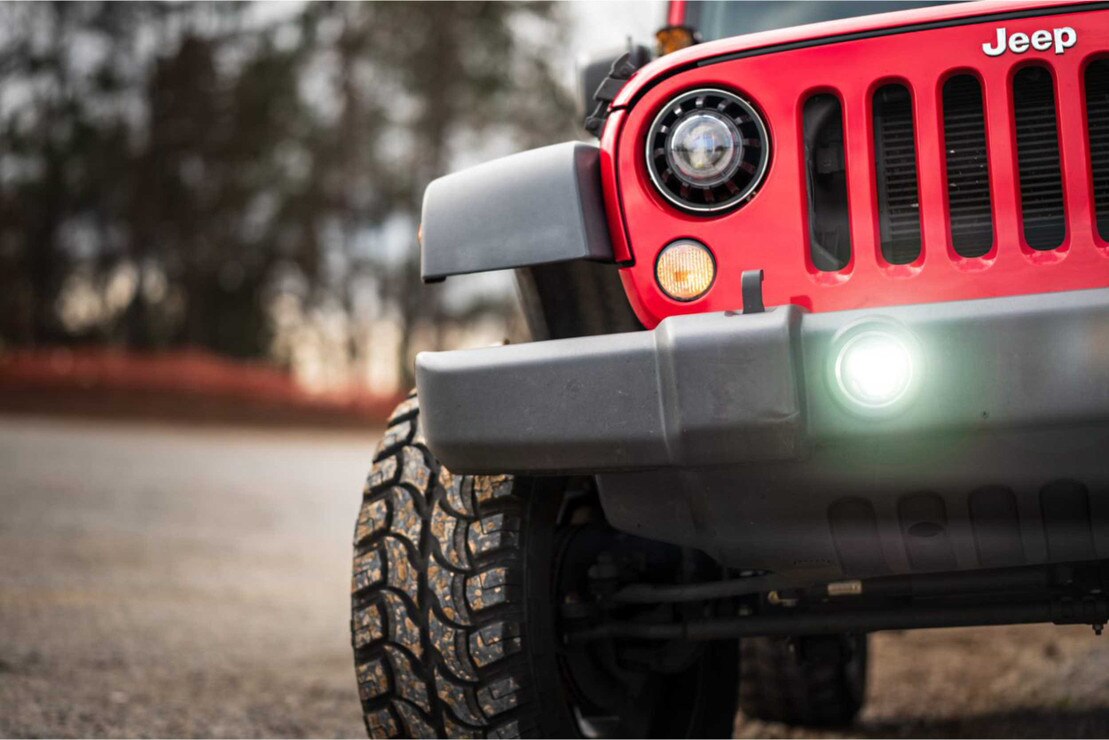 4Banger Led Fog Lights: Jeep Wrangler Jk