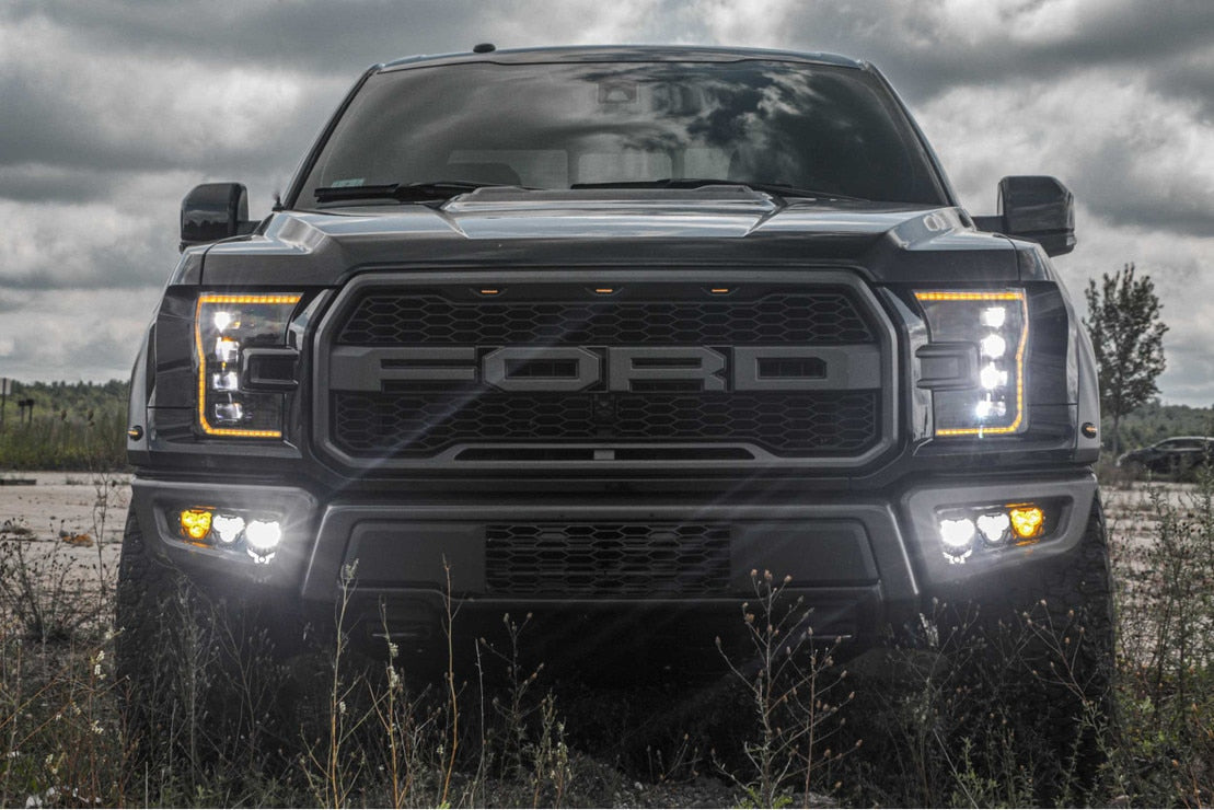 Chevrolet Silverado (14-15) : phares antibrouillard à DEL Morimoto 4banger