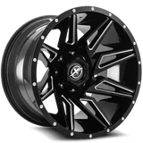 XF OFFROAD - XF-218 | 20x9 / 0 Offset / 5x127/5x139.7 Modèle de boulon | XF-218209051271397+0GBML