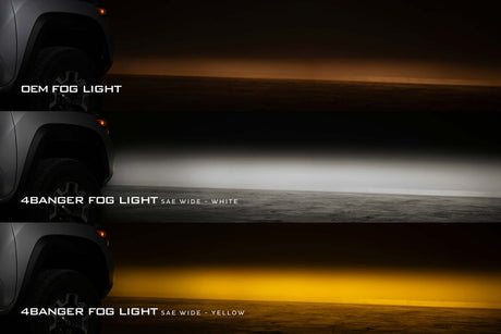 Feux antibrouillard à LED 4Banger : Toyota Tacoma (16-23)