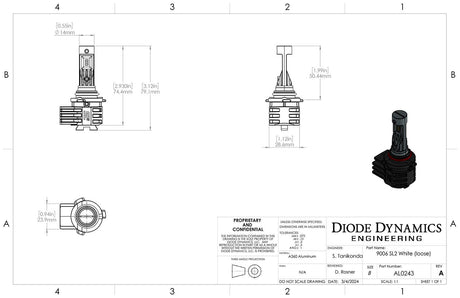 Diode Dynamics SL2 Kit de conversion de phare LED 