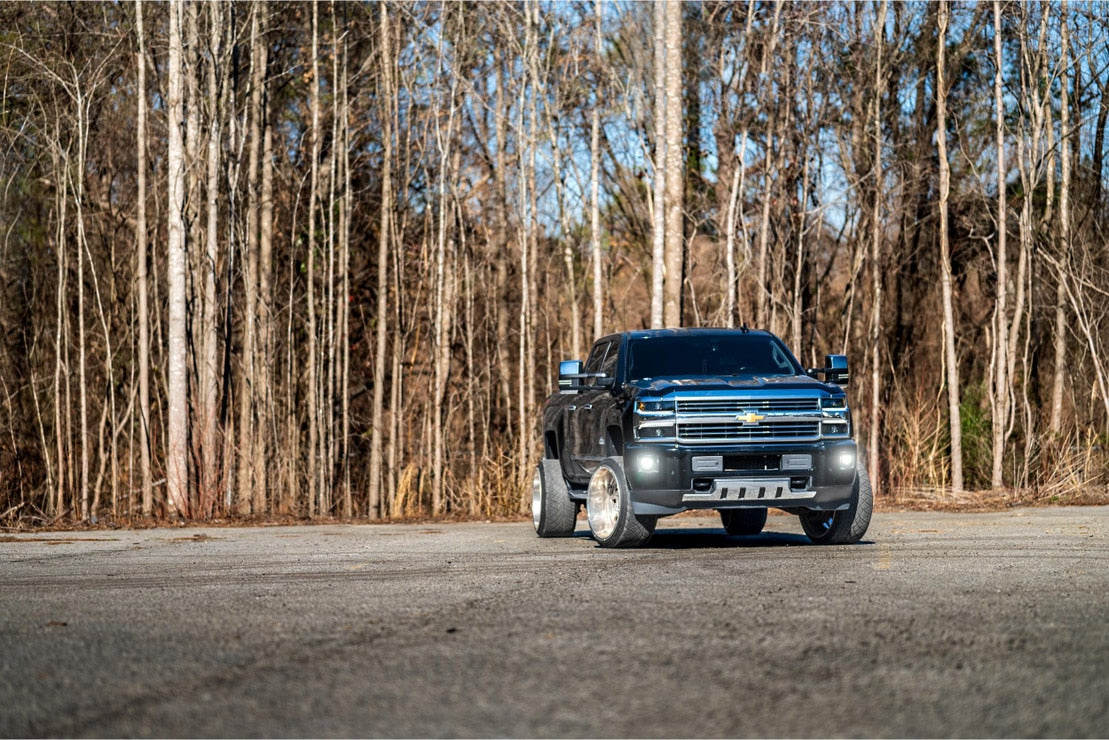 Chevrolet (rond) : phares antibrouillard à DEL Morimoto 4Banger