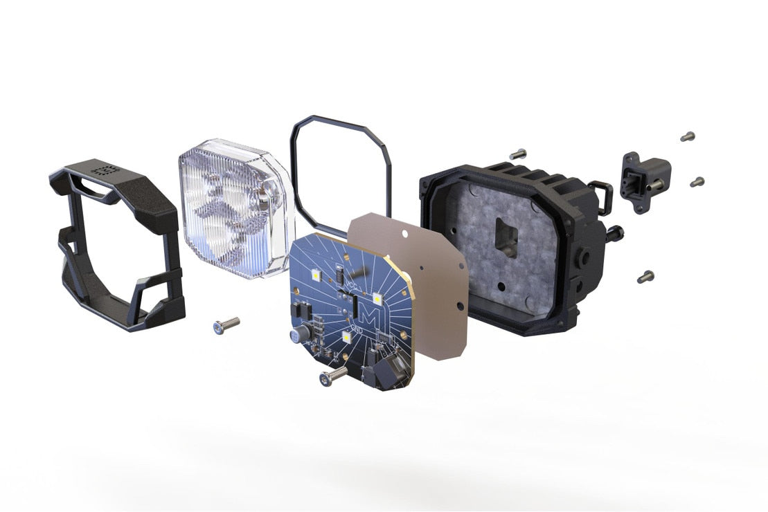 Système d'éclairage de fossé à LED 4Banger : Wrangler JL (2018+)