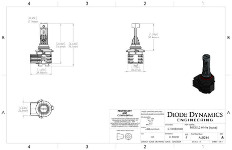Diode Dynamics SL2 Kit de conversion de phare LED 