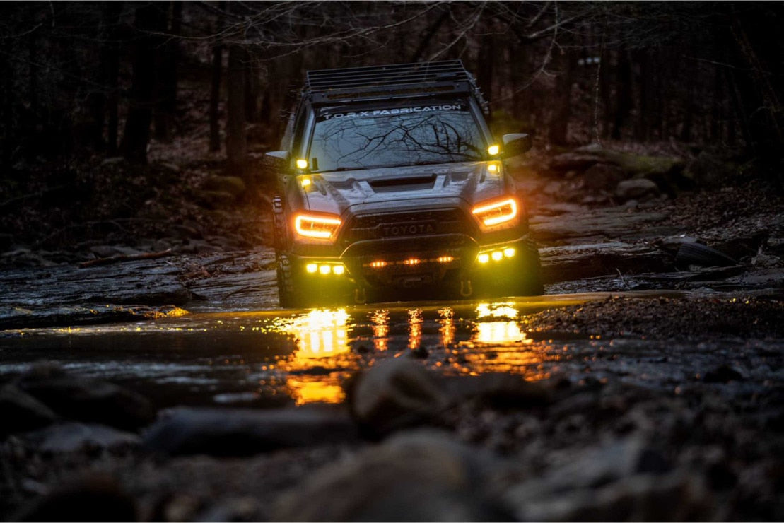 4Banger Led Ditch Light System: Toyota Tacoma (16-23)