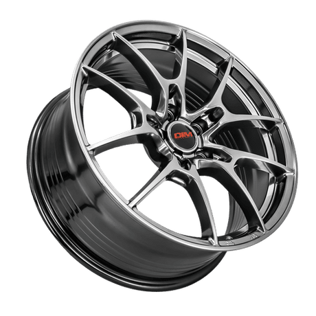 DIM - WC001 HYBER NOIR / GRIS ARGENT LIP | 18x8 / 33 Offset / 5x114.3 Bolt Pattern | 1744-13