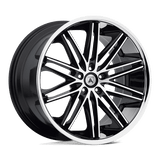 Asanti Black - ABL-10 POLLUX | 20X8.5 / 38 Offset / 5X114.3 Bolt Pattern | ABL10-20851238MS