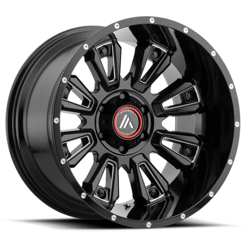 Asanti Off Road - AB808 BLACKHAWK | Modèle de boulon 20X9 / 18 Offset / 6X139.7 | AB808-20906818GB