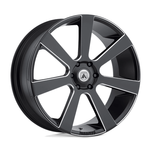 Asanti Noir - ABL-15 APOLLO | 22X9 / 35 Décalage / 6X139.7 Modèle de boulon | ABL15-22906235BM