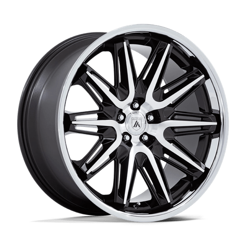 Asanti Black - AB047 IMPERATOR | Modèle de boulon 22X9 / 27 Offset / 5X120 | AB047BS22904927