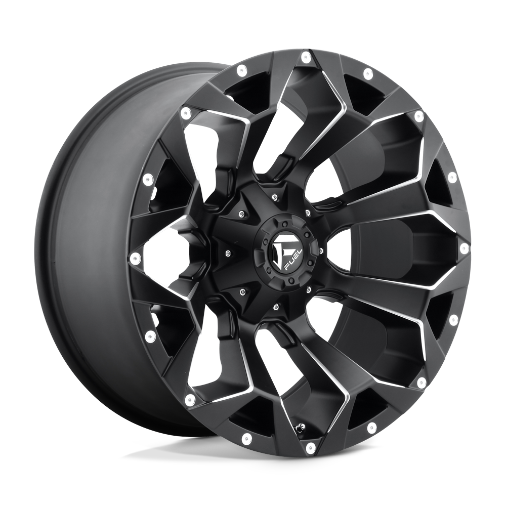 Fuel 1PC D546 Assault 18x9 5x114.3 / 5x127 - Matte Black Milled