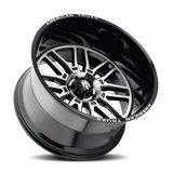 American Truxx Restless 24x14 8x170 - Gloss Black Milled