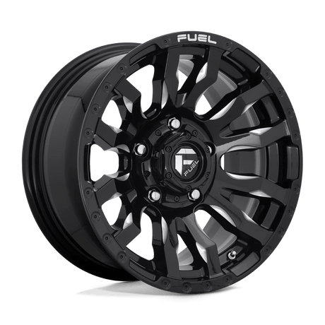 Fuel 1PC D673 Blitz 16x8 5x139.7 - Gloss Black Milled