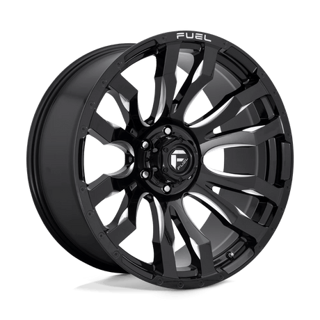 Fuel 1PC D673 Blitz 17x9 5x127 - Gloss Black Milled