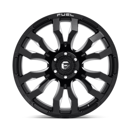 Fuel 1PC D673 Blitz 17x9 5x127 - Gloss Black Milled