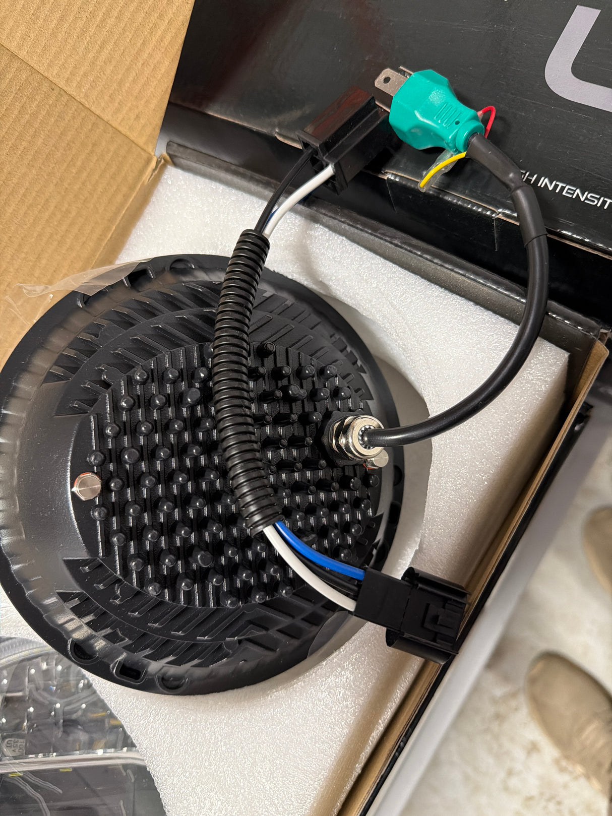 7” round led headlight set