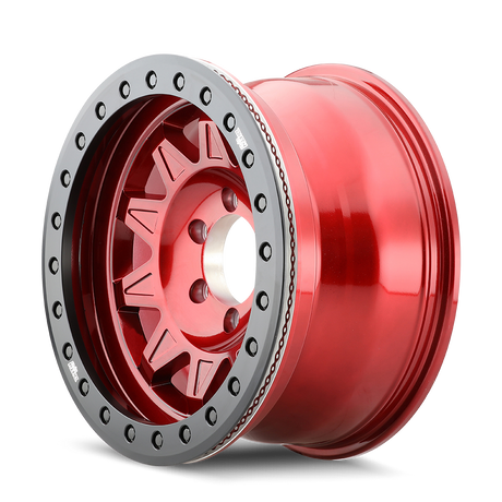 DIRTY LIFE ROADKILL RACE 9302 BRILLANT CRIMSON CANDY ROUGE 17X9 8-165.1 -14MM 130.8MM