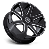 DUB 1PC - DC273 PULL | 24X10 / 15 Offset / 5X115/5X120 Bolt Pattern | DC273BE24102015