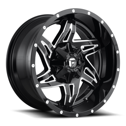 Carburant 1PC - D613 ROCKER | 20X9 / 01 Offset / 8X165.1 Bolt Pattern | D61320908250