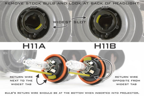 H11A: XB HID Bulbs (3000K-6000K)