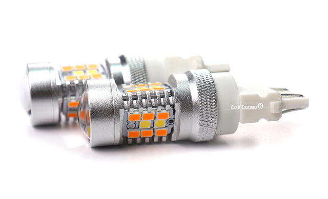 3157: Silver Series Switchback Turn Signal LED Bulbs
