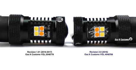 7443: Black Series Switchback Turn Signal LED Bulbs