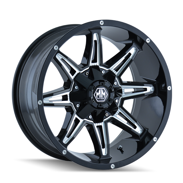 MAYHEM - RAMPAGE | 17X9 / 18 Offset / 8X165.1 Bolt Pattern | 8090-7981M18