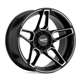 Moto Metal - MO994 FANG | Modèle de boulon décalé 20X9 / 00 / 8X165.1 | MO99429080300