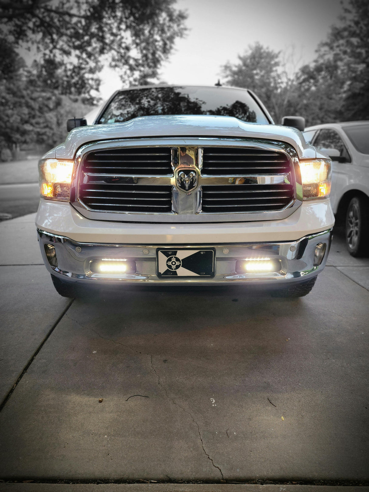 Kit de barre lumineuse LED standard SAE/DOT pour Dodge Ram 2013-2018