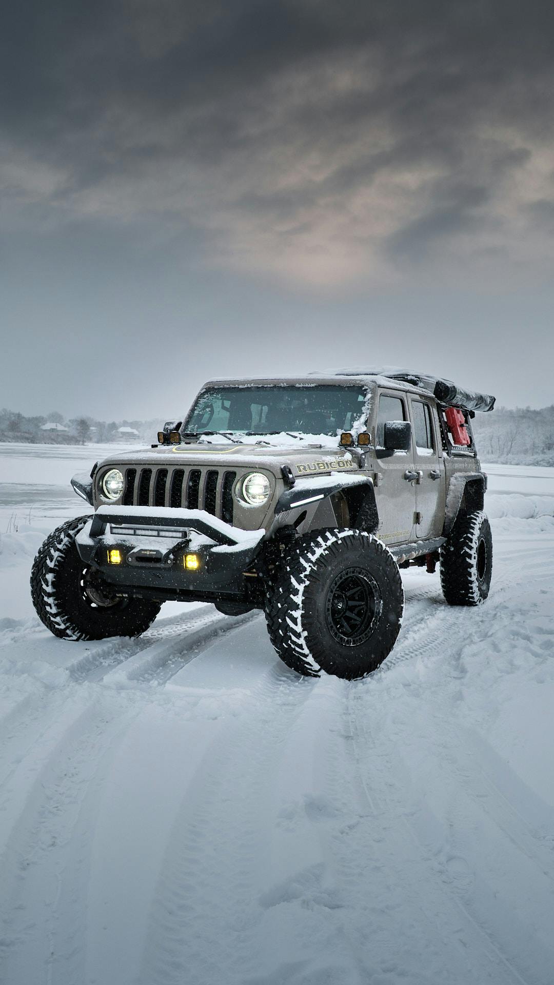 Supports de fixation LED pour capot de Jeep JL Wrangler 2018-2025