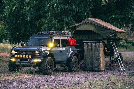 Kit de barres lumineuses CrossLink pour calandre SS5 pour Ford Bronco 2021-2025 (avec pare-chocs en acier)