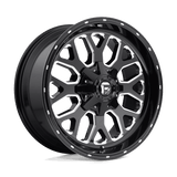 Carburant 1PC - D588 TITAN | 20X10 / -18 Offset / 6X135/6X139.7 Modèle de boulon | D58820009847