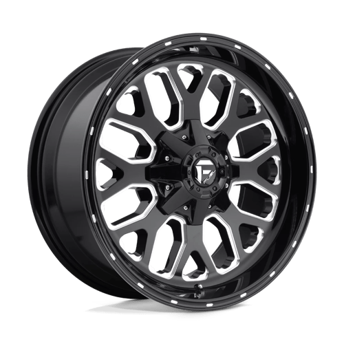 Carburant 1PC - D588 TITAN | 20X10 / -18 Offset / 6X135/6X139.7 Modèle de boulon | D58820009847