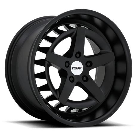 TSW Degner 18x8.5 5x114.3 - Semi Gloss Black