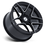 TSW TW008 Slipstream 20x9 5x114.3 - Gloss Black w/ Machined Face