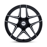 TSW TW008 Slipstream 20x10.5 5x112 - Gloss Black w/ Machined Face