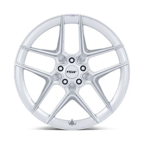 TSW TW008 Slipstream 20x9 5x114.3 - Gloss Silver w/ Machined Face