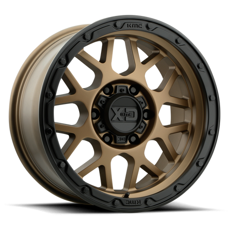 XD XD135 Grenade or 20x9 6x135 - Matte Bronze w/ Matte Black Lp