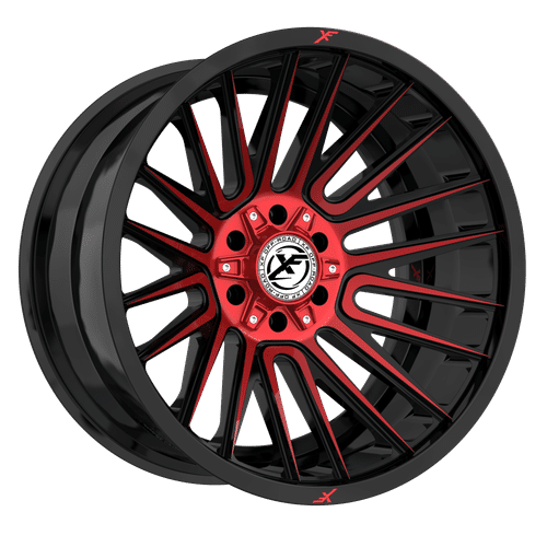 XF OFFROAD - XF-234 | 20x12 / -44 Offset / 6x135/6x139.7 Modèle de boulon | XF-234201261351397-44GBMRED