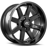 GT OFFROAD - Invasion Satin Black | 17x9 / 12 Offset / 8x170 Bolt Pattern | GT711796123