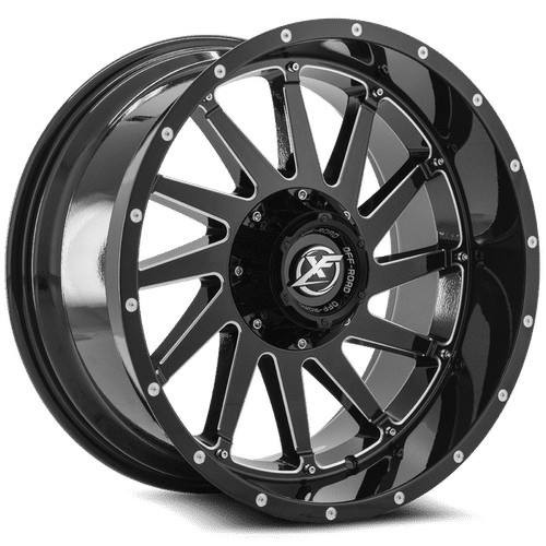 XF OFFROAD - XF-216 | 20x12 / -44 Offset / 8x165.1/8x180 Bolt Pattern | XF-216201281651180-44GBML