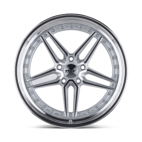 TSW Ascari 20x10.5 5x120 - Silver W/mirror Cut Face & Lip