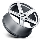 TSW Ascent 17x8 5x120 - Matte Titanium Silver